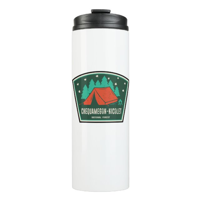 Bouteilles Isothermes Camping forestier national Chequamegon-Nicolet (Devant)