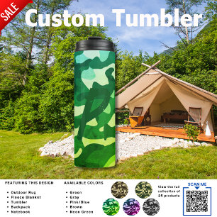 Bouteilles Isothermes Camping Tumbler AJOUTER UN Ado DE Camouflage INI