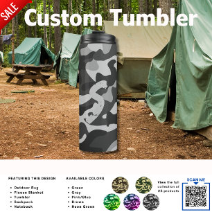 Bouteilles Isothermes Camping Tumbler AJOUTER UN Ado DE Camouflage INI