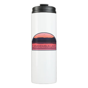 Bouteilles Isothermes Canandaigua Lake New York Red Sunrise