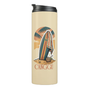 Bouteilles Isothermes Canggu Sunset Surf – Vibes de plage tropicale vint