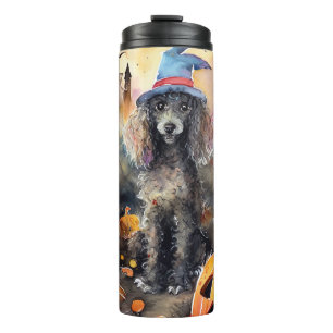 Bouteilles Isothermes Caniche D'Halloween Avec Peur Citrouille