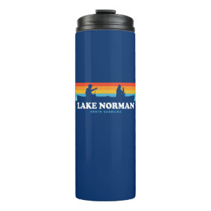 Bouteilles Isothermes Canot du lac Norman North Carolina
