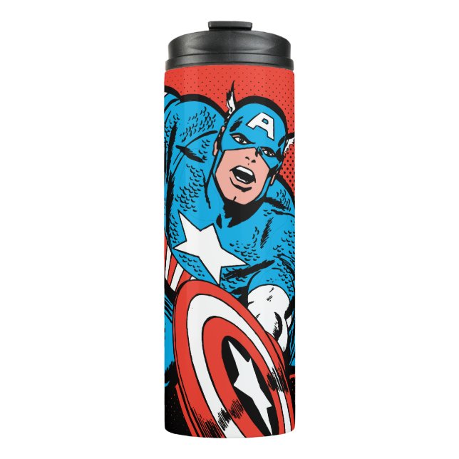 Bouteilles Isothermes Captain America Shield (Devant)