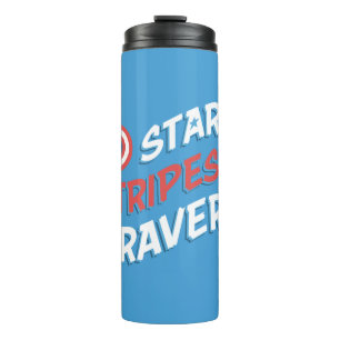 Bouteilles Isothermes Captain America Stars, Stripes & Bravery