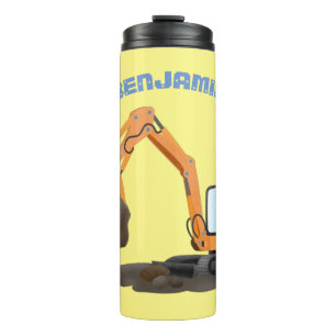 Bouteilles Isothermes Caricature de la pelle orange