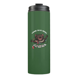 Bouteilles Isothermes Caricature du Diable Royal Flush Poker de Tasmanie