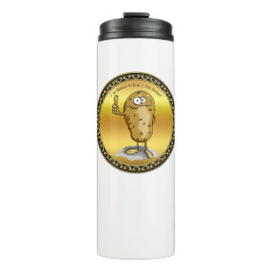 Bouteilles Isothermes caricature personnage pomme de terre aux grands ye