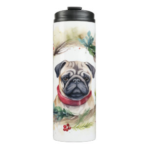 Bouteilles Isothermes Carlin Noël Wreath Festive Pup