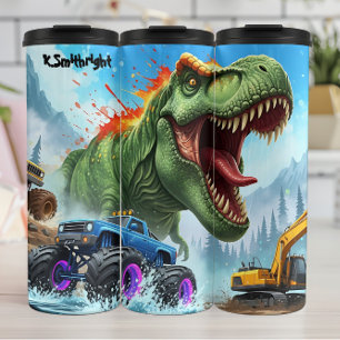 Bouteilles Isothermes Carnage de camions monstres T-Rex construction