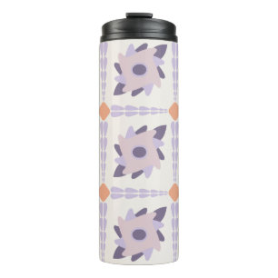 Bouteilles Isothermes Carreau décoratif couleur pastel violet