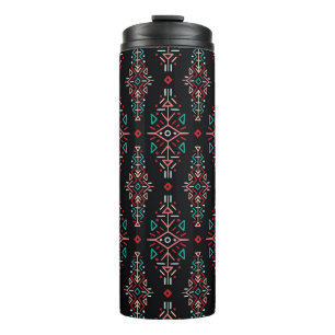 Bouteilles Isothermes Carreaux Boho ethniques : Motif Vintage sans coutu