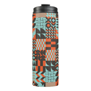 Bouteilles Isothermes Carrelage géométrique en mosaïque, motif élégant s
