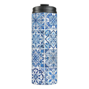 Bouteilles Isothermes Carrelage méditerranéen, Portugais, Azulejo, Majol