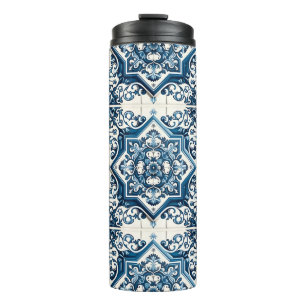 Bouteilles Isothermes Carrelage méditerranéen, Portugais, Azulejo, Majol