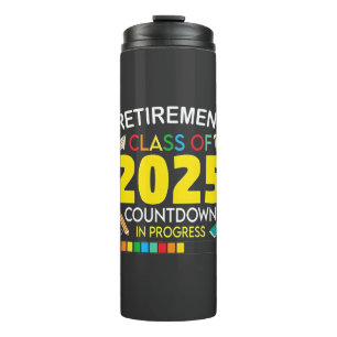 Bouteilles Isothermes Catégorie de retraite du compte à rebours 2025 en