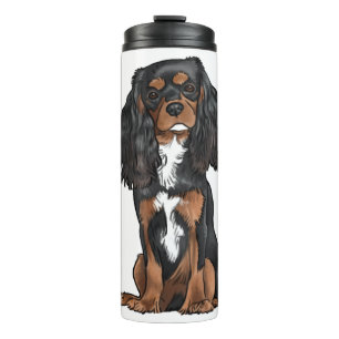 Bouteilles Isothermes Cavalier King Charles Spaniel - Noir et Tan