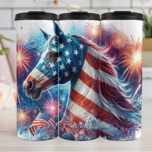 Bouteilles Isothermes Célébration Artistique de Feu d'Artifice du Cheval