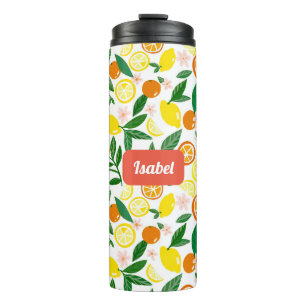 Bouteilles Isothermes Célébration Citrus Citron Motif Cadeau personnalis