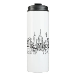 Bouteilles Isothermes Centre-ville NYE New York Vacances Souvenirs NYC C