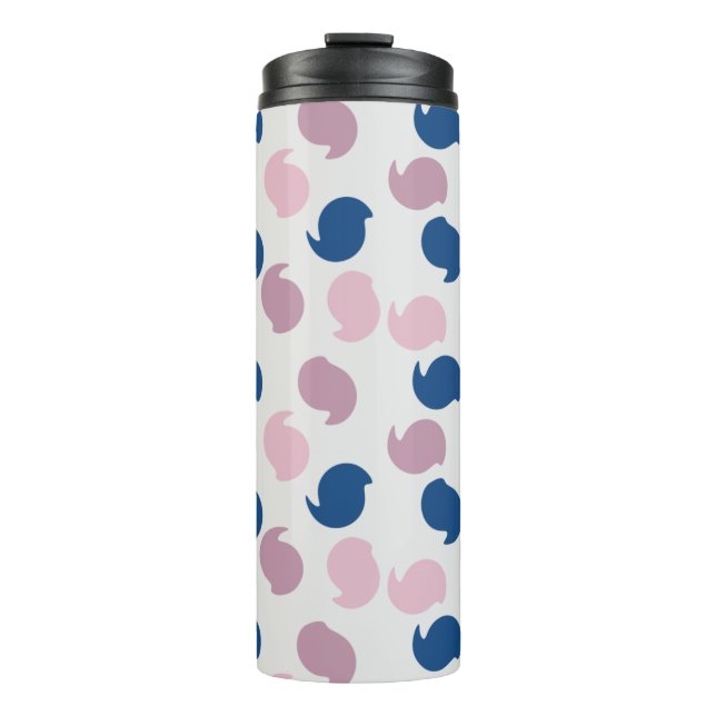 Bouteilles Isothermes Cercles Trempé Design Motif Tumbler thermique (Devant)