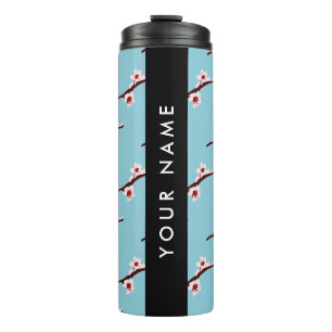 Bouteilles Isothermes Cerisier Fleur, Rose Sakura, Votre Nom