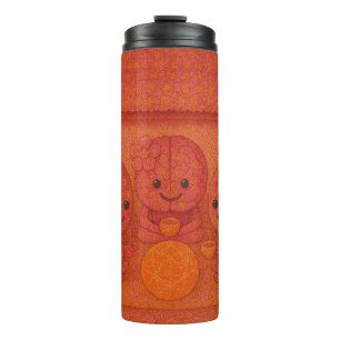 Bouteilles Isothermes Cerveaux Roses Fleuris
