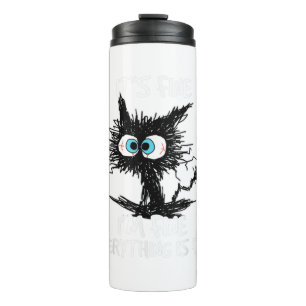 Bouteilles Isothermes C'est bien Je vais bien Tout va bien Noir