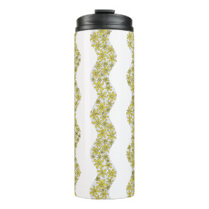 Bouteilles Isothermes Chaîne de marguerite Fleur laide rayures jaune