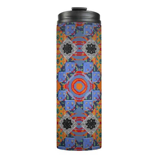 Bouteilles Isothermes Châle de Bandanna, conception de tissu nappe, nec  (Devant)