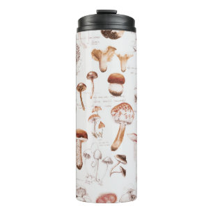 Bouteilles Isothermes Champignons Medley : Aquarelle Motif sans joint