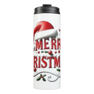 Bouteilles Isothermes Chapeau de Père Noël Joyeux Noël