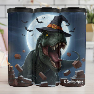 Bouteilles Isothermes Chapeau de sorcière Chauve-souris T-Rex Halloween