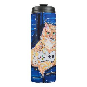 Bouteilles Isothermes Chat de joueur roux