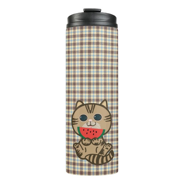 Bouteilles Isothermes chaton et pastèque (Devant)