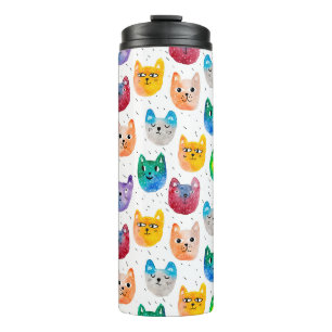 Bouteilles Isothermes Chats aquarelles et amis