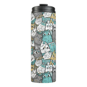 Bouteilles Isothermes Chats de dessin animé drôles