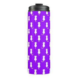 Bouteilles Isothermes Chats Fantaisistes Forever Chats Blancs Violet