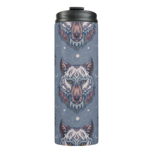 Bouteilles Isothermes Chefs de loups avec décoration de boho