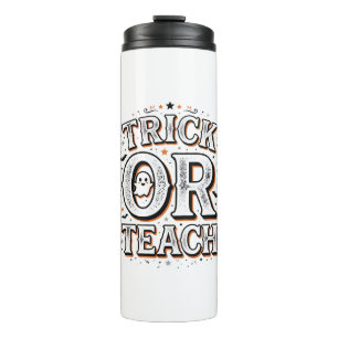 Bouteilles Isothermes Chemise de professeur Halloween Trick Or Teach vin