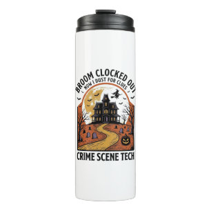 Bouteilles Isothermes Chemise de technicien de scène de crime Funny Hall