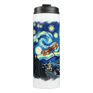 Bouteilles Isothermes Chemise Dragonfly artistique Van Gogh Starry Night