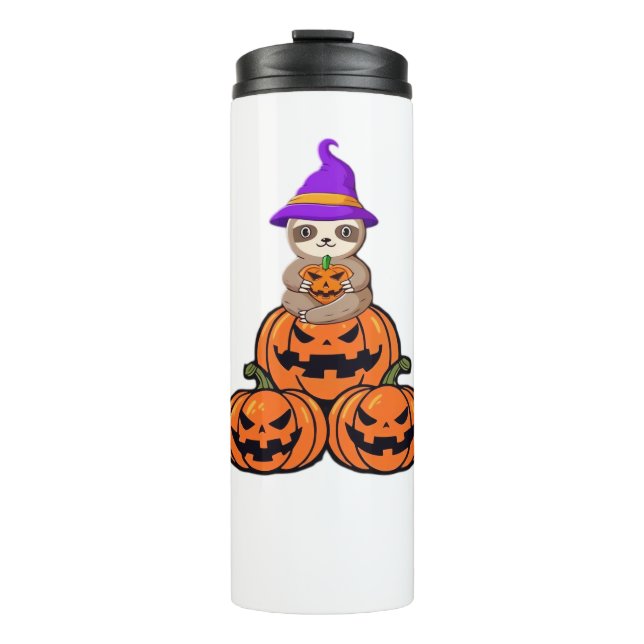 Bouteilles Isothermes Chemise T-Shirt Premium Sloth Halloween (Devant)