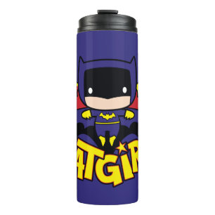 Bouteilles Isothermes Chibi Batgirl avec Gotham Skyline & Logo