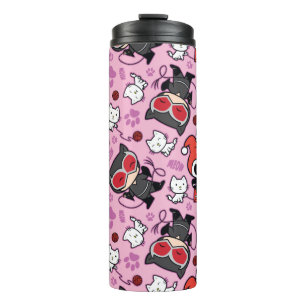 Bouteilles Isothermes Chibi Catwoman, Harley Quinn & Kittens Motif