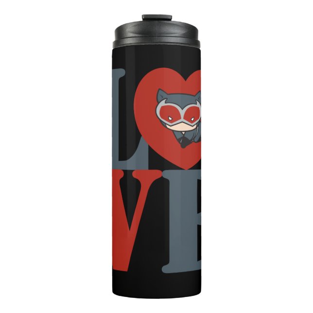 Bouteilles Isothermes Chibi Catwoman LOVE (Devant)