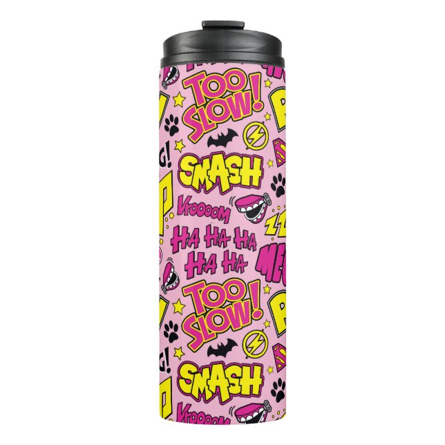 Bouteilles Isothermes Chibi Comic Phases et Logos Motif (Devant)