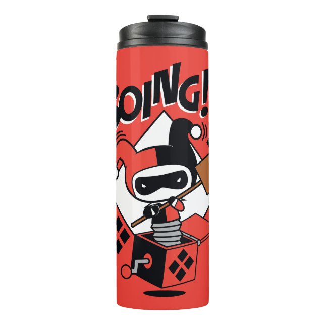 Bouteilles Isothermes Chibi Harley-Quinn-In-A-Box Avec Marteau (Devant)