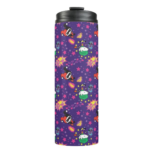 Bouteilles Isothermes Chibi Joker et Harley Motif (Devant)