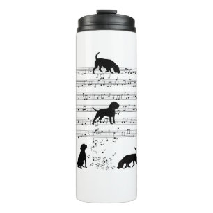 Bouteilles Isothermes Chien beagle Musique Note Musicien de Clef Cute Be